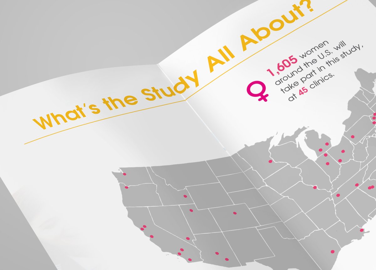 Intrauterine Device (IUD) Clinical Trial Recruitment Brochure