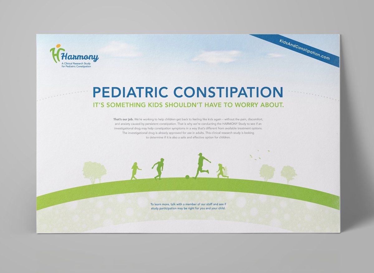 Pediatric Clinical Trial Patient Recruitment Poster